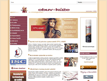 Tablet Screenshot of obuv-kuze.cz